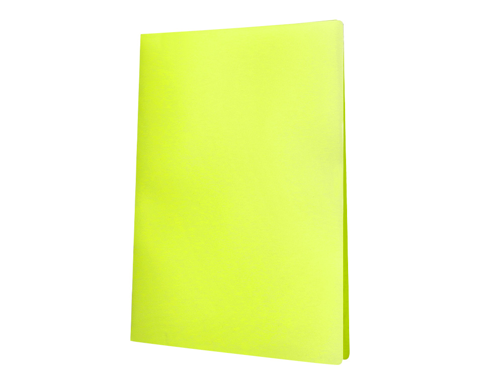 PROTEGE-DOCUMENTS LIDERPAPEL POLYPROPYLENE COUVERTURE      FLEXIBLE 60 POCHETTES FIXES   A4 220X297MM JAUNE FLUO