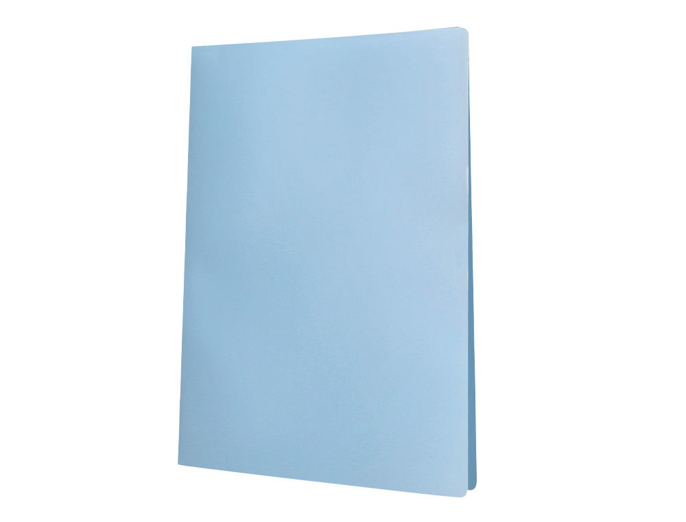 PROTEGE-DOCUMENTS LIDERPAPEL POLYPROPYLENE COUVERTURE      FLEXIBLE 60 POCHETTES FIXES   A4 220X297MM BLEU CIEL OPAQUE