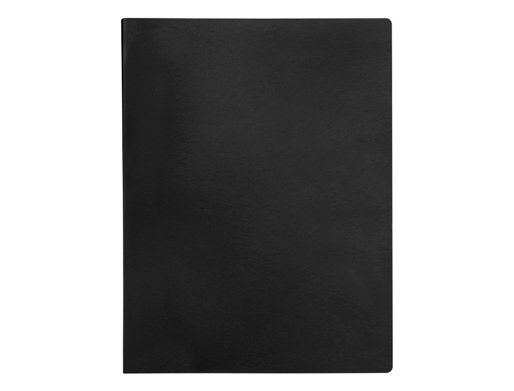 PROTEGE-DOCUMENTS LIDERPAPEL POLYPROPYLENE COUVERTURE      FLEXIBLE 60 POCHETTES FIXES   A4 220X297MM NOIR OPAQUE