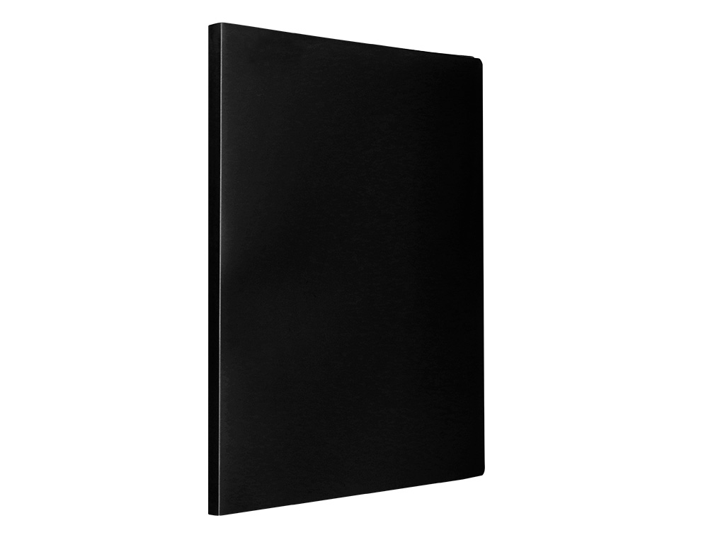 PROTEGE-DOCUMENTS LIDERPAPEL POLYPROPYLENE COUVERTURE      FLEXIBLE 60 POCHETTES FIXES   A4 220X297MM NOIR OPAQUE