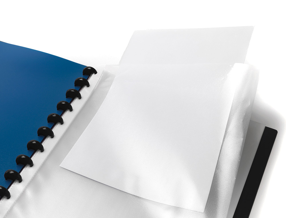 PROTEGE-DOCUMENTS LIDERPAPEL PERSONNALISABLE KANGOUROU 40  POCHETTES AMOVIBLES 5         INTERCALAIRES A4 TRANSPARENT