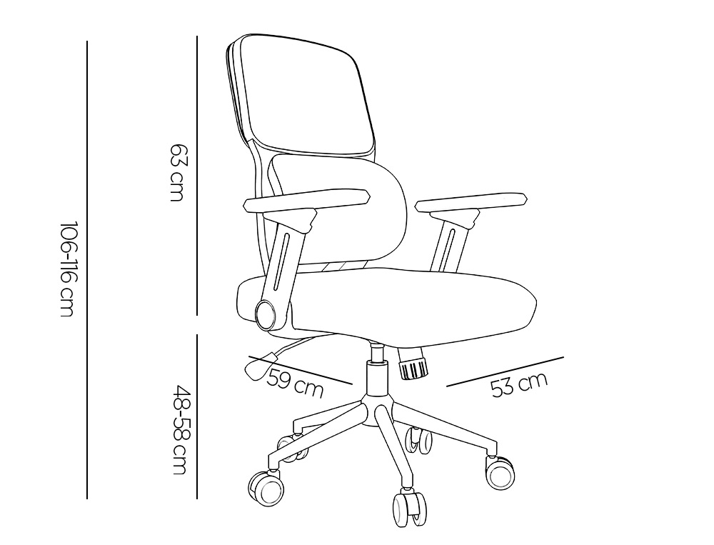 FAUTEUIL ERGONOMIQUE Q-CONNECT LUCCA MAILLE BASE METAL CHROME HAUTEUR MAX 1090MM LARGEUR 700MM PROF 650MM GRIS/BLA/BLEU