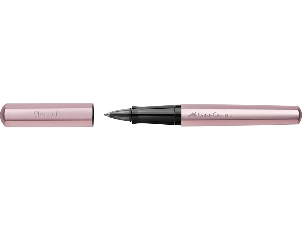 ROLLER FABER CASTELL HEXO POINTE CERAMIQUE ALUMINIUM    ROSE