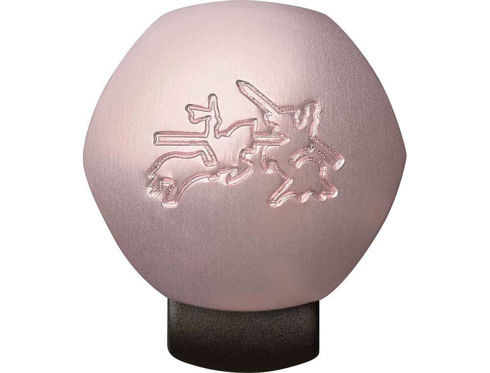 ROLLER FABER CASTELL HEXO POINTE CERAMIQUE ALUMINIUM    ROSE