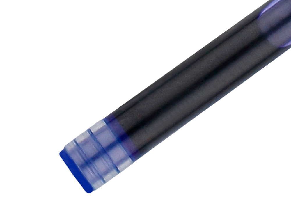RECHARGE STYLO-PLUME BELIUS ENCRE COLORIS BLEUE BOITE 6   CARTOUCHES