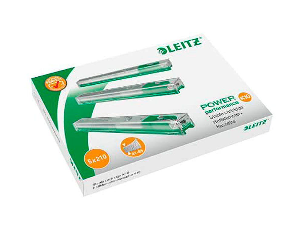 CASSETTE D'AGRAFES RAPID K10 10 MM POUR AGRAFEUSE 5551 CAPACIT AGRAFAGE 55 FEUILLES 1050 UNITS BTE DE 5U