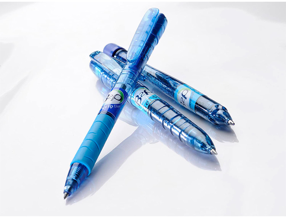 RECHARGE PILOT STYLO-BILLE SUPERGRIP REXGRIP 4 COULEURS  RFJS GPM BILLE B2P POINTE     0.7 NOIR