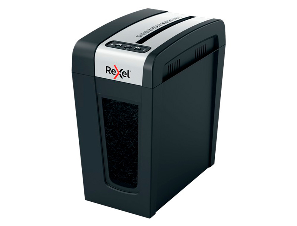 DESTRUCTEUR REXEL SECURE MC4-S L P5  COUPE PARTICULES  2X12MM DETRUIT4F INSERTION    MANUELLE 14L 230X380X384MM