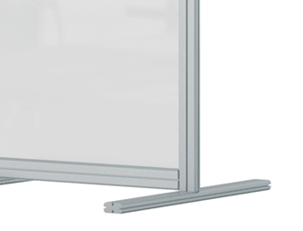 SEPARATEUR NOBO PREMIUM EN PLEXIGLAS TRANSPARENT 400X1000X300MM