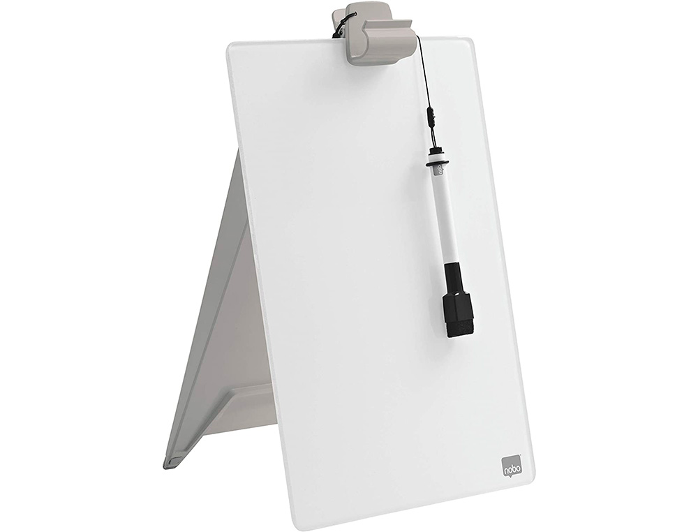 CHEVALET BUREAU BLOC NOTES EN VERRE FORMAT A4               215X320X170MM