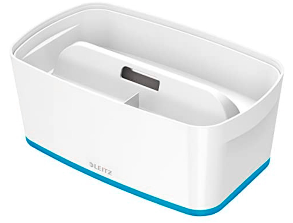 BAC RANGEMENT LEITZ MYBOX FORMAT A5 5L 318X128X3191MM   BLANC BLEU