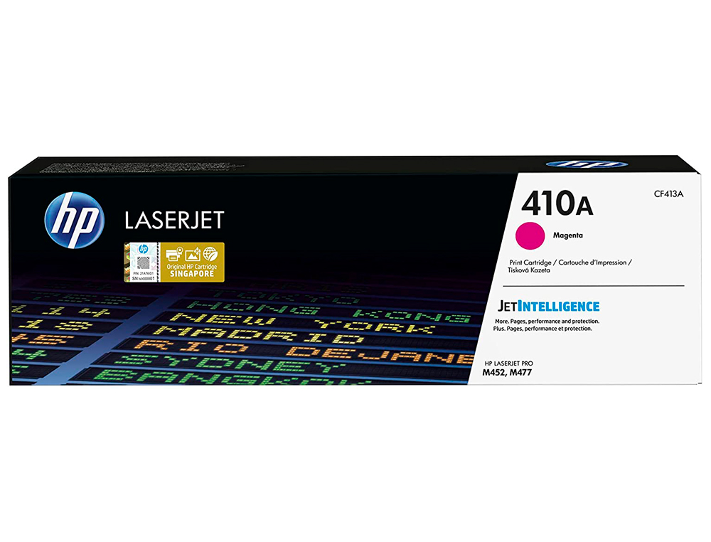 TONER LASER HP N.410A LASERJET PRO M377/M452/MFP M477 COULEUR MAGENTA 2300P