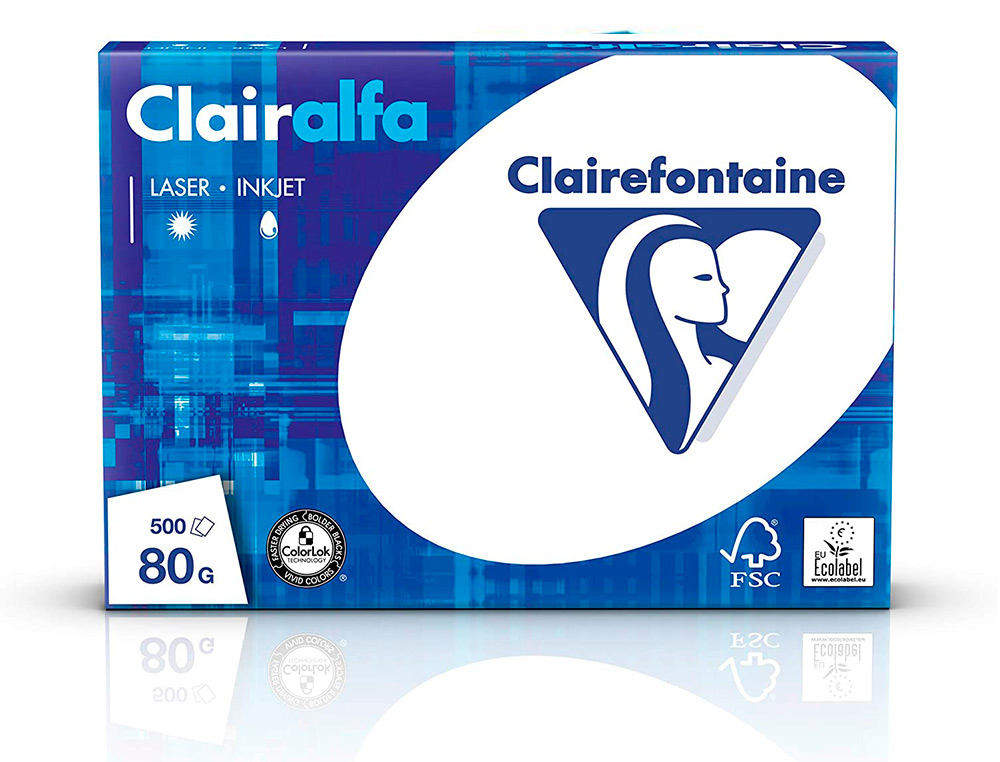 PAPIER CLAIREFONTAINE CLAIRALFA MULTIFONCTION LASER COULEUR HAUTE QUALITE EXTRA BLANC A4 120G/M2 PAQUET 250