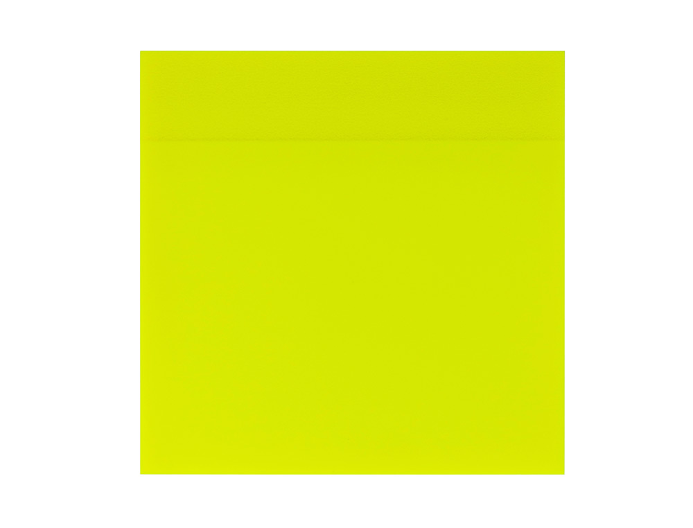 BLOC NOTES Q-CONNECT 76X76MM 50F SEMI-TRANSPARENTES        ADHESIVES REPOSITIONABLES     COLORIS JAUNE FLUO