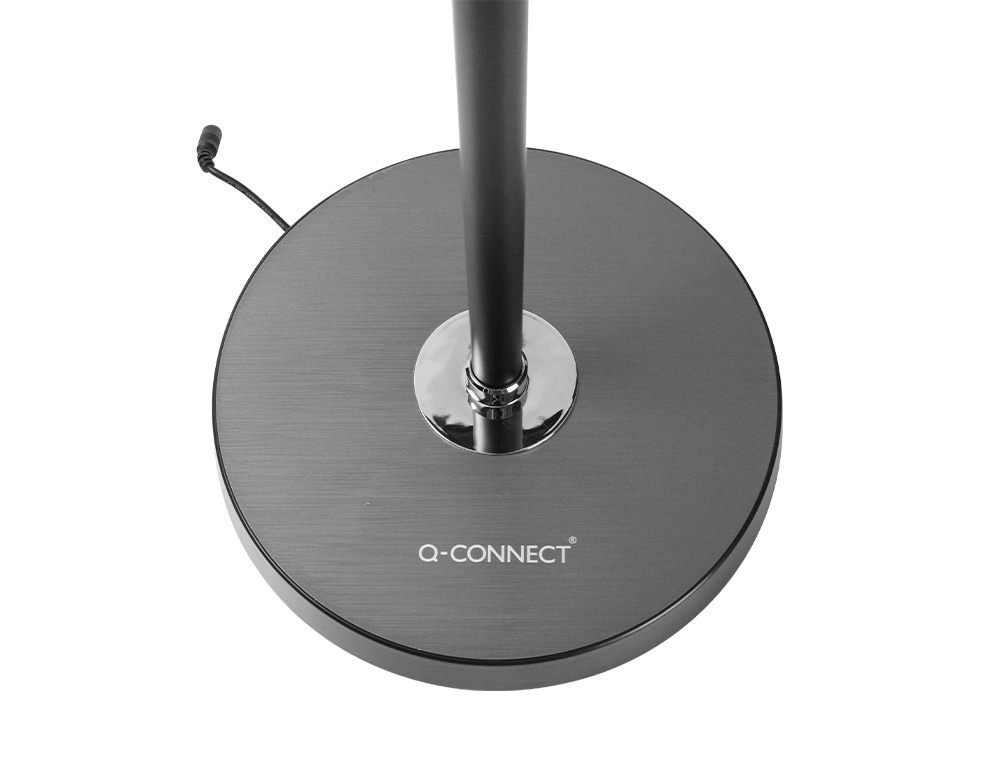 LAMPADAIRE Q-CONNECT AVEC TELECOMMANDE MAGNETIQUE TETE  ROTATIVE 360  15W HAUTEUR     1460MM COLORIS NOIR