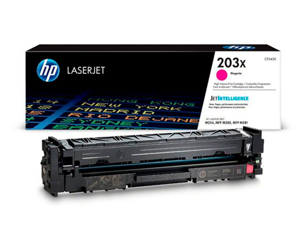 CARTOUCHE HP LASERJET 203X -CF 543X MAGENTA 2500 PAG