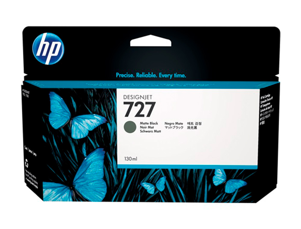 CARTOUCHE HP JET D'ENCRE 727 COULEUR NOIR MAT 130ML