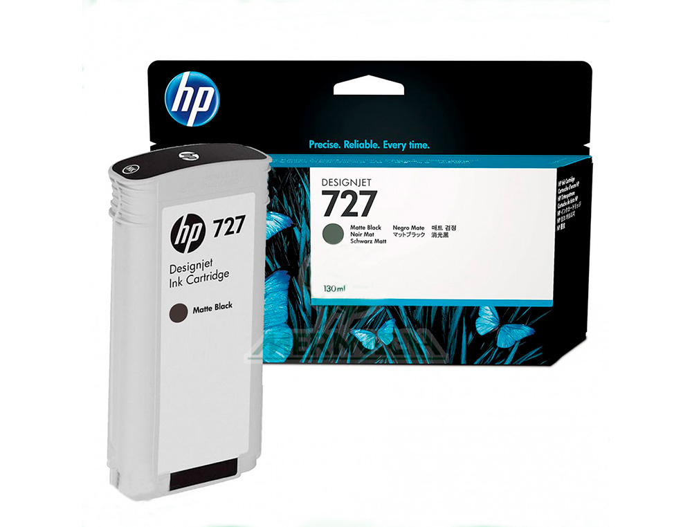 CARTOUCHE HP JET D'ENCRE 727 COULEUR NOIR MAT 130ML