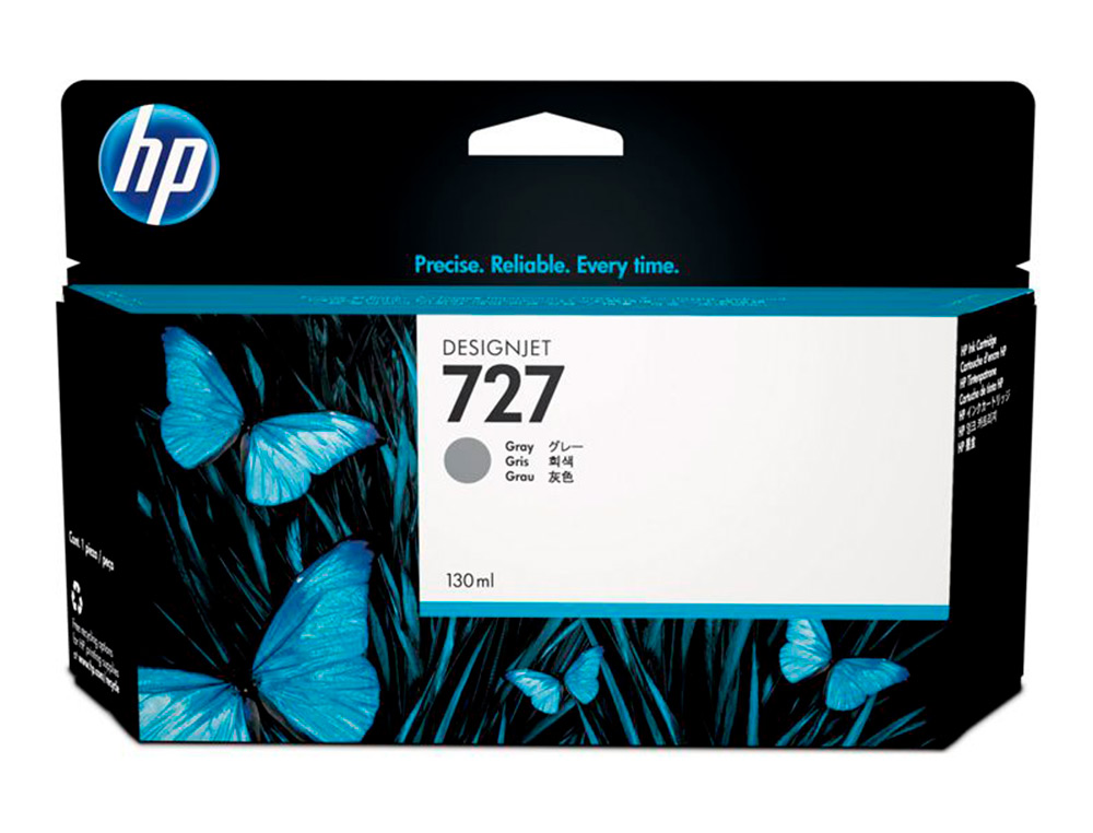 CARTOUCHE HP JET D'ENCRE 727 COULEUR GRIS 130ML