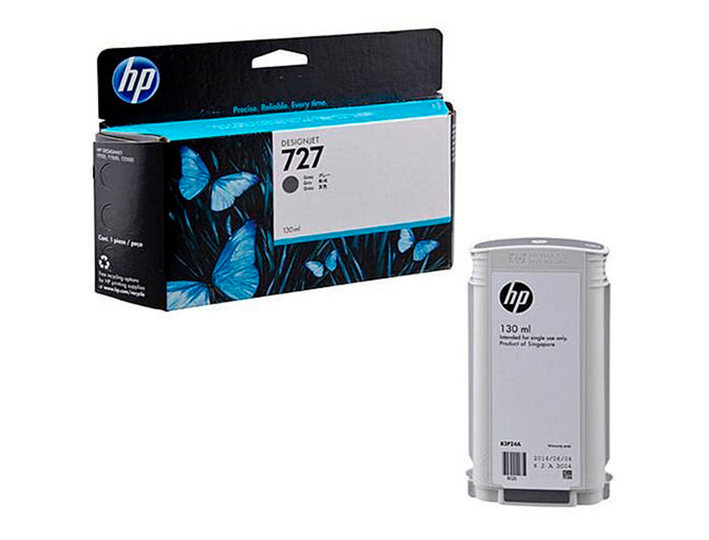 CARTOUCHE HP JET D'ENCRE 727 COULEUR GRIS 130ML