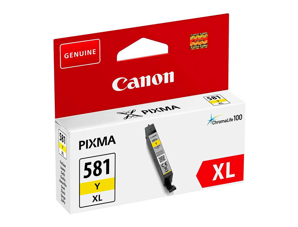 CARTOUCHE CANON JET D'ENCRE CLI-581XL COULEUR JAUNE