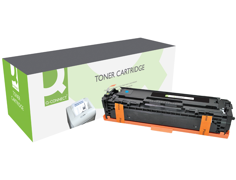 TONER Q-CONNECT COMPATIBLE HP CF211A M251CQCN POUR IMPRIMANTES CF211A COLOR LASERJET M251 SERIES COULEUR CYAN 1800P