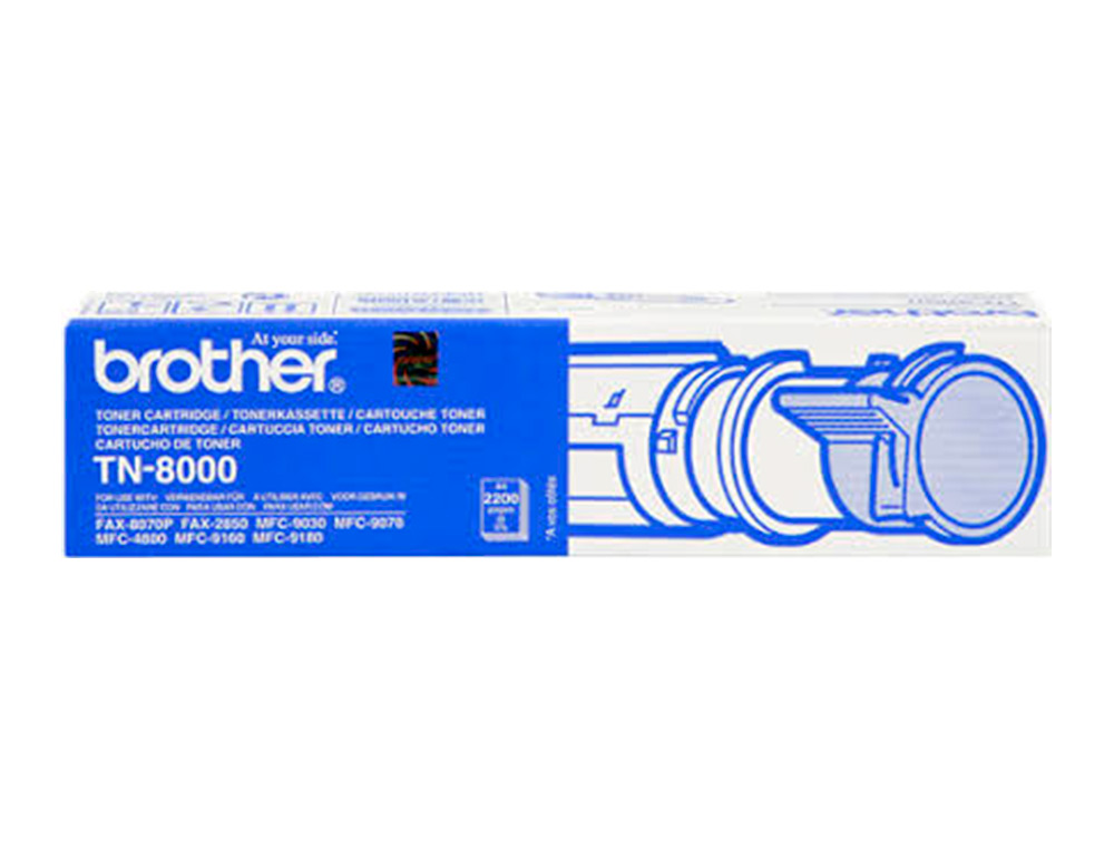 CARTOUCHE BROTHER TN8000 COULEUR NOIR 2200 PAG