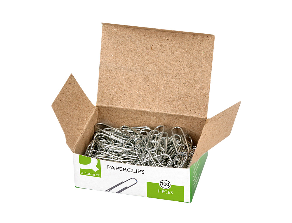 TROMBONE LIDERPAPEL ZINC N 4 BOUT ROND 50MM BOITE 100      UNITES