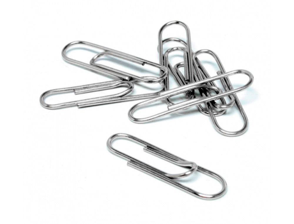 TROMBONE LIDERPAPEL ZINC N 4 BOUT ROND 50MM BOITE 100      UNITES