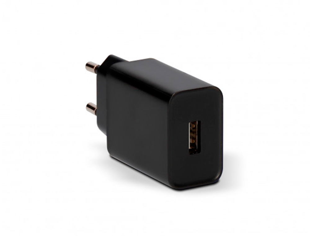 ADAPTATEUR KSIX 2A + CABLE MICRO USB 1M NOIR