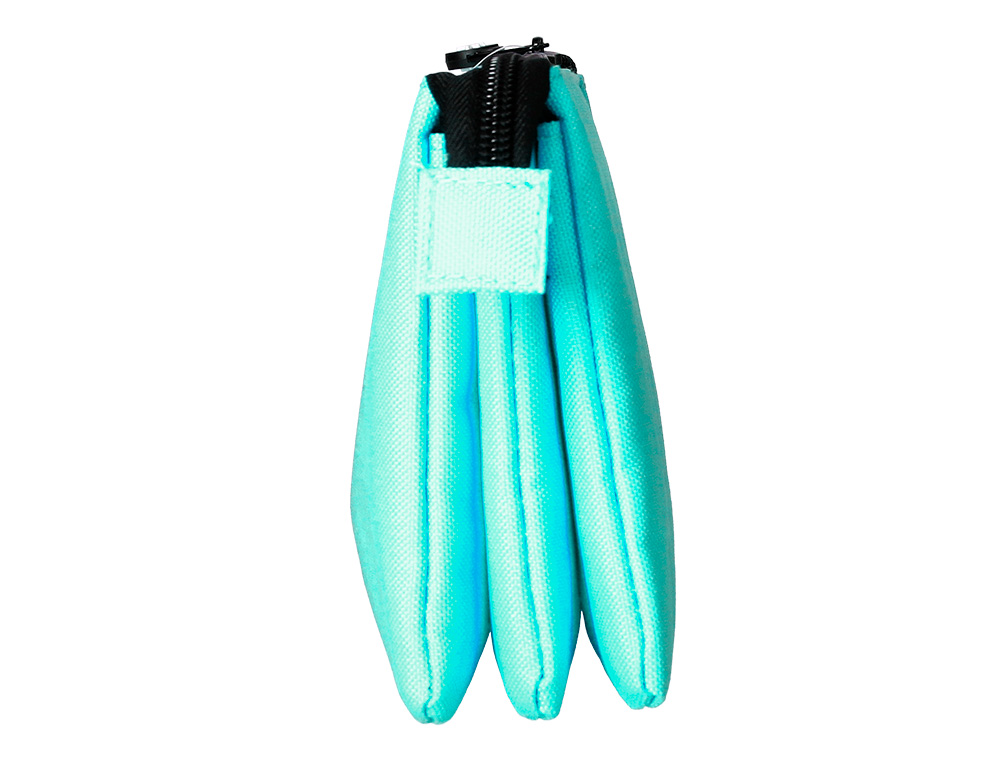 TROUSSE SCOLAIRE ANTARTIK PLATE 3 COMPARTIMENTS         220X30X120MM COLORIS VERT     MENTHE