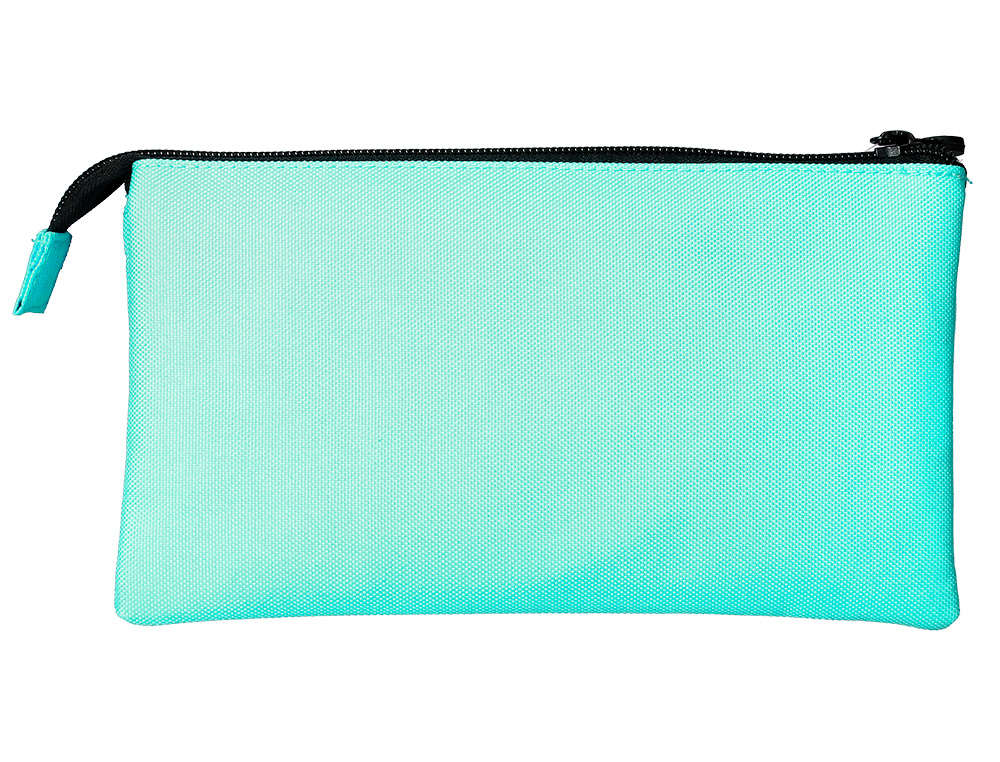 TROUSSE SCOLAIRE ANTARTIK PLATE 3 COMPARTIMENTS         220X30X120MM COLORIS VERT     MENTHE