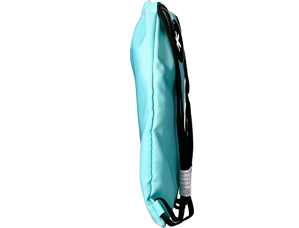 SAC DOS ANTARTIK EN TOILE FERMETURE CORDON POCHE INTERIEUR 350X400 MM COLORIS BLEU GIVRE