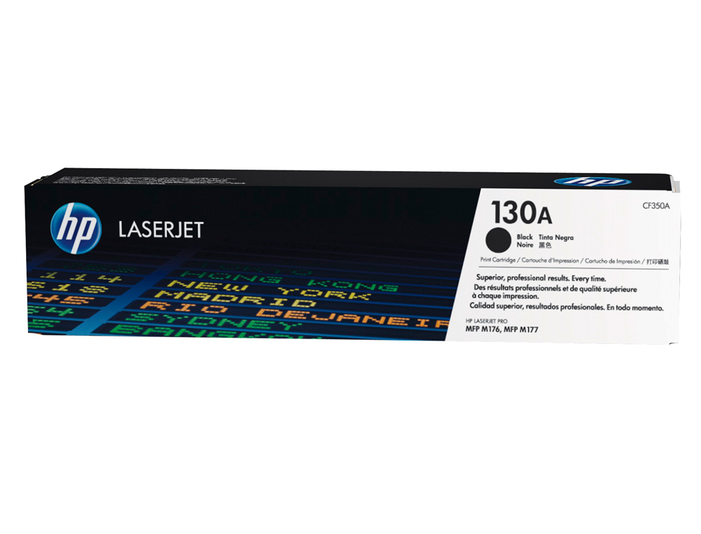 TONER LASER HP 130A CF350A POUR LASERJET M170/176/177 COULEUR NOIR 1300P
