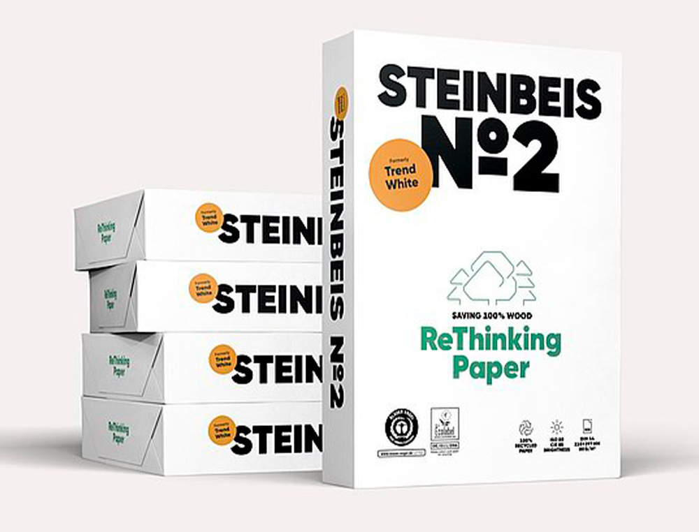 PAPIER STEINBEIS RECYCLE MULTIFONCTION N  2 - 80 GR A3 BLANC