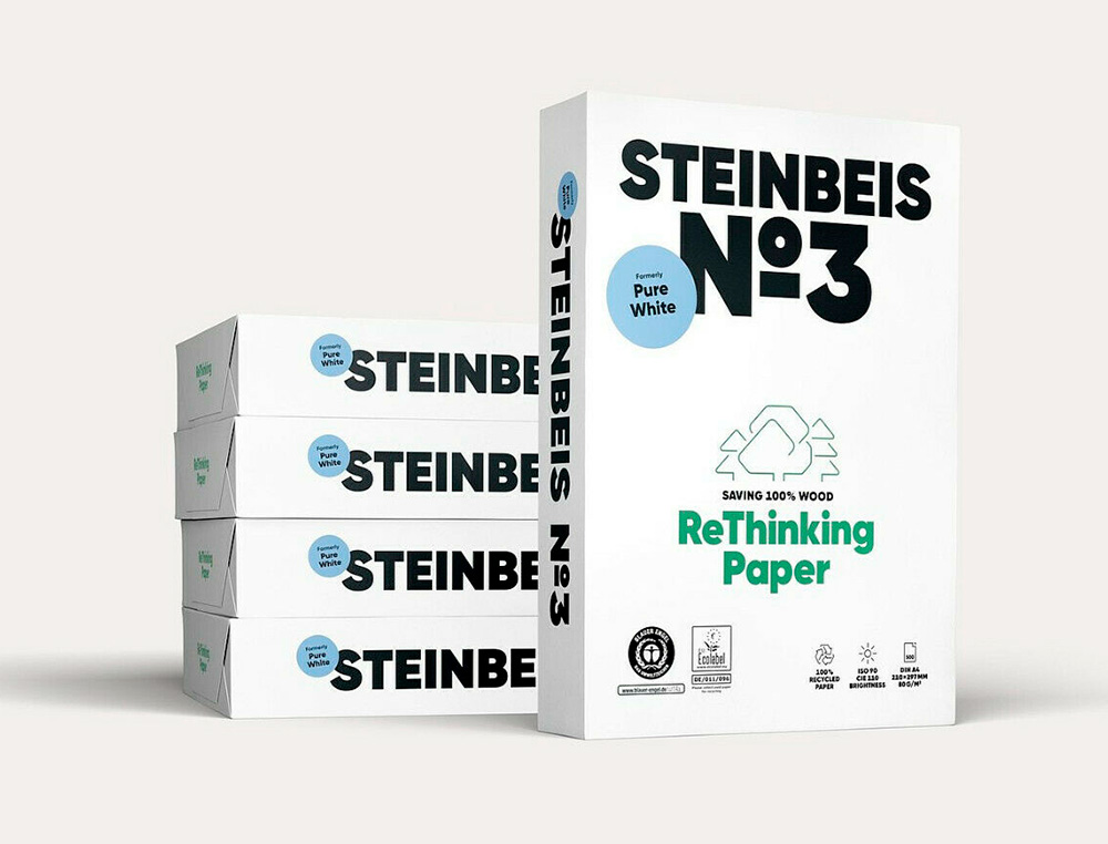 PAPIER STEINBEIS RECYCLE MULTIFONCTION N  3 - 80 GR A3 BLANC