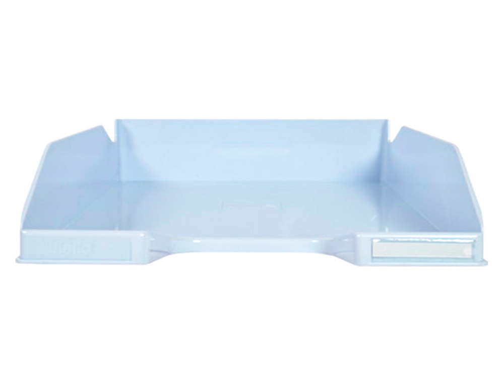 CORBEILLE A COURRIER EXACOMPTA COMBO MIDI  POUR    DOCUMENTS A4 BLEU PASTEL GLOSSY