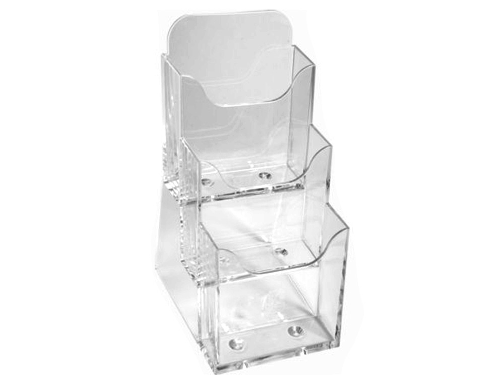 DISTRIBUTEUR EXACOMPTA SIMPLE FORMAT PROSPECTUS 1/3 A4 VERTICAL 3 COMPARTIMENTS DE PROFONDEUR 28MM