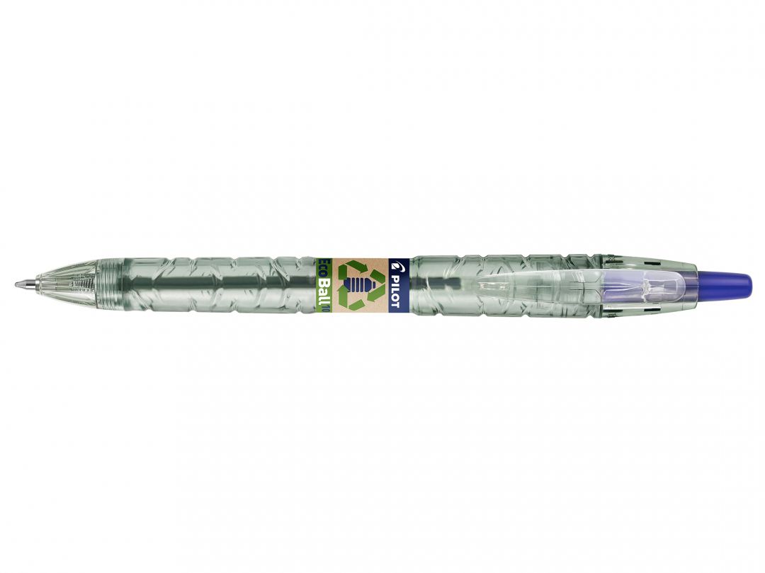PACK PILOT BEGREEN B2P ECOBALL 10 STYLOS-BILLE POINTE MOYENNE + 10 RECHARGES BLEU