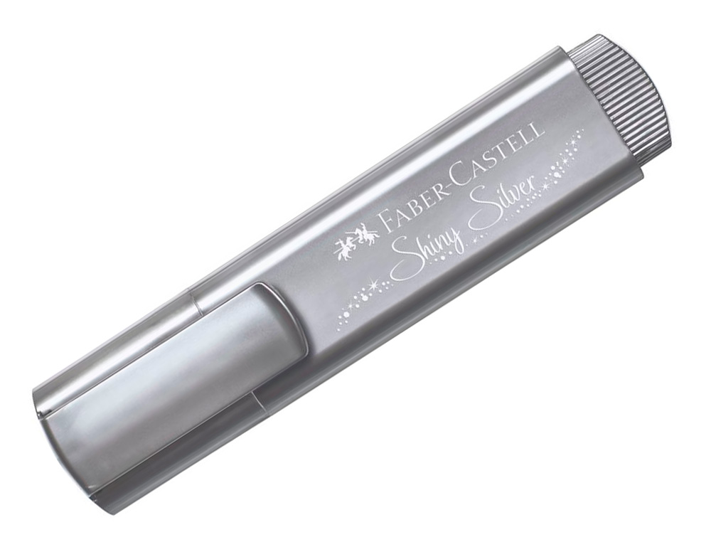 SURLIGNEUR FABER CASTELL TEXTLINER TL 46 METALLIC      SHINY SILVER