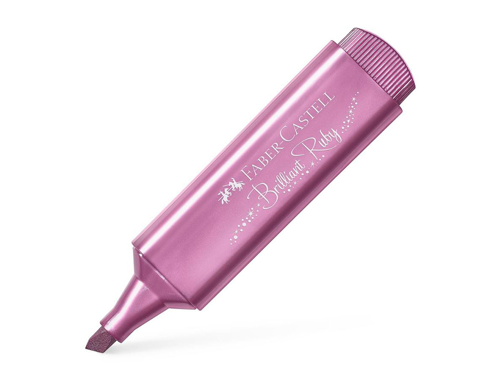 SURLIGNEUR FABER CASTELL TEXLINER TL 46 METALLIC       BRILLANT RUBY