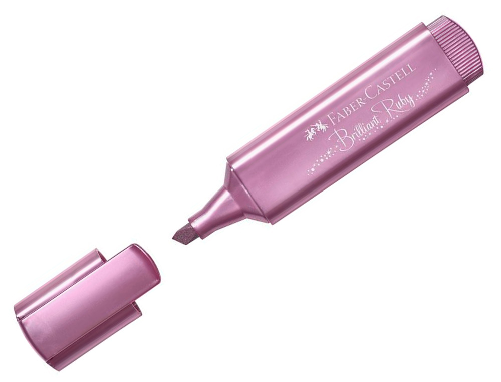 SURLIGNEUR FABER CASTELL TEXLINER TL 46 METALLIC       BRILLANT RUBY