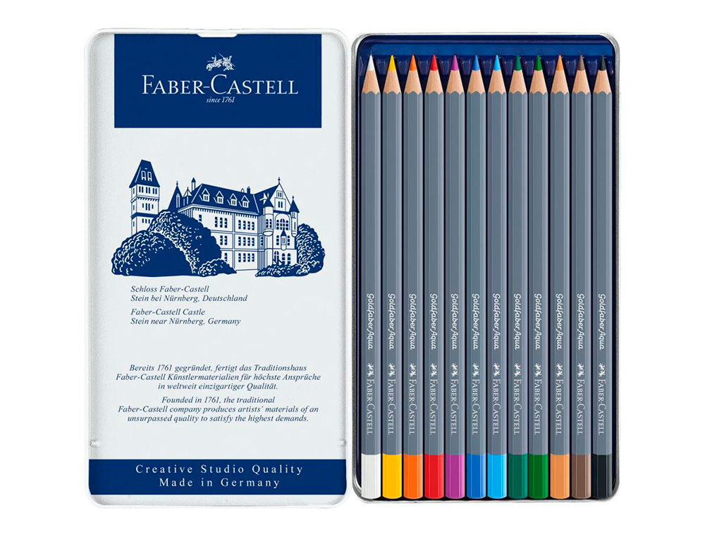 PEINTURE AQUARELLE FABER CASTELL BOITE DE 12