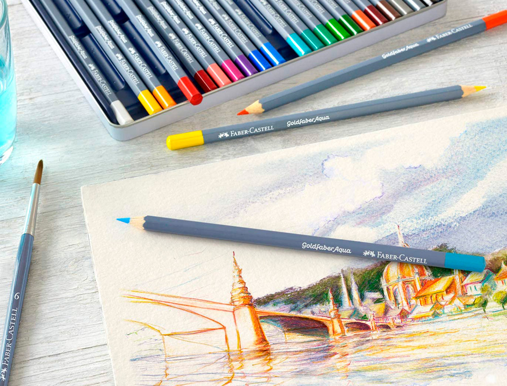 PEINTURE AQUARELLE FABER CASTELL BOITE DE 12