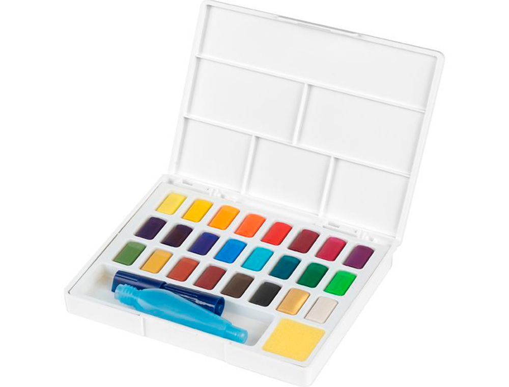 PEINTURE AQUARELLE FABER CASTELL BOITE DE 24