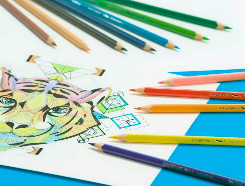 CRAYONS DE COULEURS MAPED STRONG ULTRA-R SISTANTS TUBE  M TAL POCHETTE DE 24