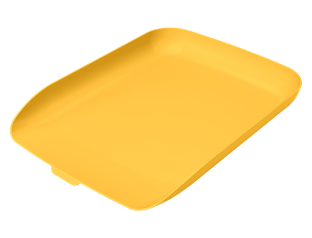 CORBEILLE A COURRIER LEITZ COSY PLASTIQUE JAUNE          358X268X43MM
