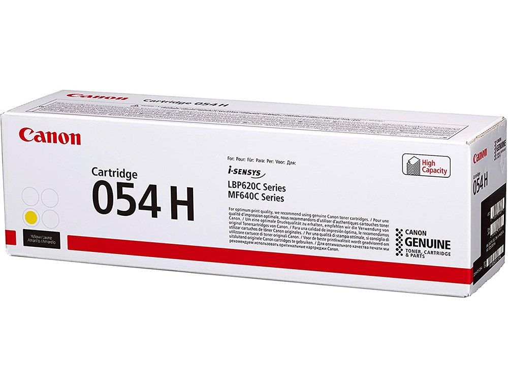 CARTOUCHE LASER CANON 054H YE 2300P