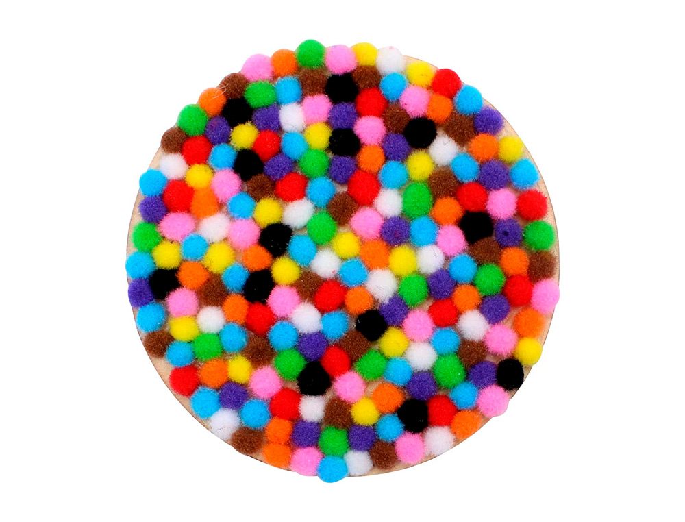 DESSOUS DE VERRE SODERTEX EN BOIS ROND   PERSONNALISER  2  MM  DIAM 11 CM   6 PCS  1     COLORIS