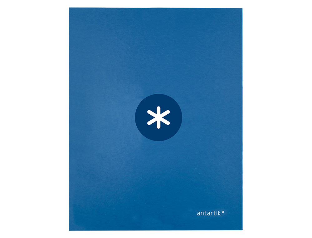 CLASSEUR ANTARTIK 4 ANNEAUX RONDS 25MM A4 CARTON REMBORDE COLORIS BLEU MARINE